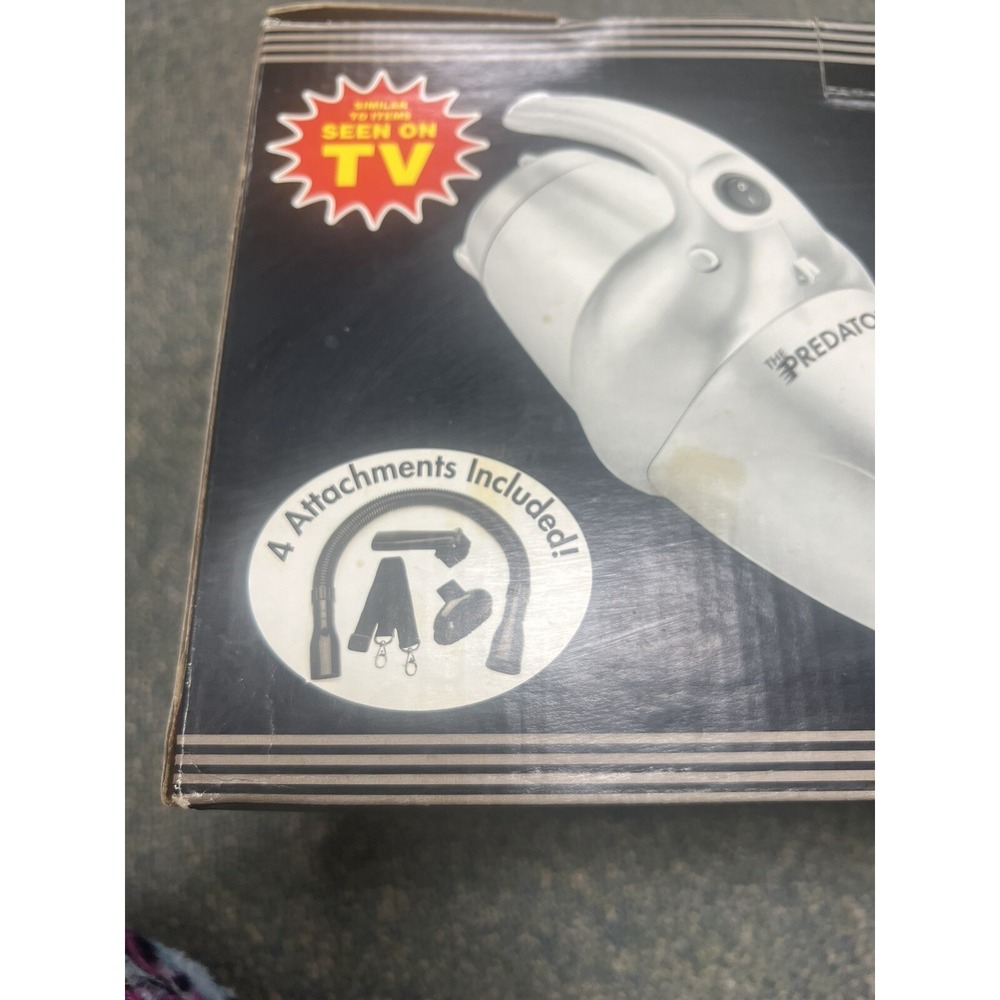 The Predator Super Performance Turbo Vacuum With Attachments Tested Works Box - Picture 10 of 13